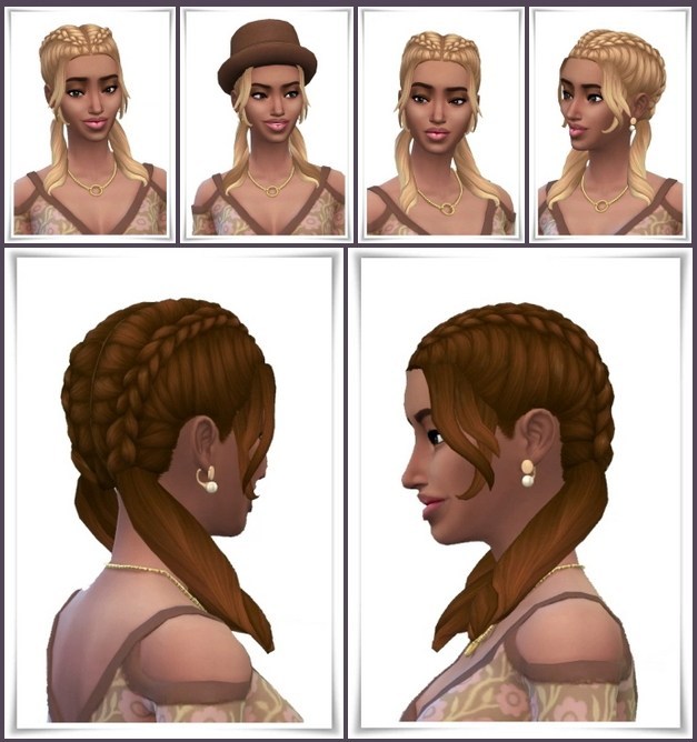 Sims 4 cc hair bangs